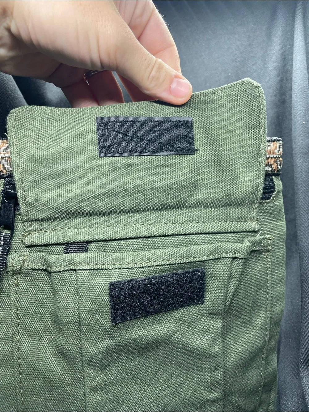 KAVU Keeper Cotton Canvas Crossbody/Sling Travel Bag
